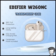 Edifier W260NC Case Earbuds Protective Shell Soft TPU Transparent Case Earphone Cover Clear Case