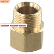 <LOMC>M22 15mm Male Thread to M22 14mm Female Metric Adapter Pressure Washer Brass
