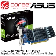 ASUS GEFORCE GT 710 2GB GDDR5 EVO 64BIT GRAPHICS CARD WITH GPU TWEAK III / SUPPORTS 3 DISPLAY - GT71