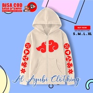 Children's Anime Akatsuki Logo Zipper Hoodie / Akatsuki Children's Zipper Jacket