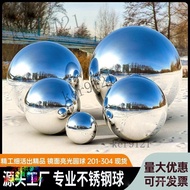 304 Stainless Steel Ball Hollow Metal Float Mirror Bright Decorative Hemisphere 304 Thickened