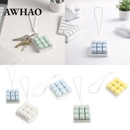[AWHAO] Keyboard Fidget Toy Keyboard Fidget Keychain Lightweight Accessory Gift A