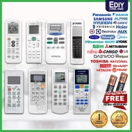 UNIVERSAL MULTI AIR COND AIRCOND CONDITIONER REMOTE CONTROL D@ikin HITACHI  Daikini Yorks Acsons Dai