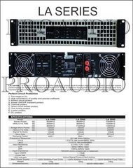 power wisdom 2 channel LA2000 LA 2000 original