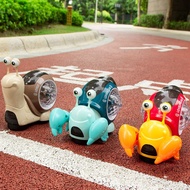 Children's Electric Snail Sound Light Music Universal 1-3 Years Old 5 Boys Educational Infant Projec