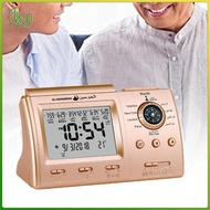 [Wishshopeelxl] Azan Alarm Clock Temperature for Home Decor Backlight Function Snooze