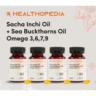Healthopedia Sacha Inchi + Sea Buckthorns Oil Softgel (60 Pcs/Bottle)