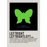 Poster Cover Album LeftRightLeftRightLeft by Coldplay for Room/Barber Gym