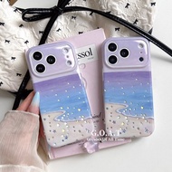 G.O.A.T Gilded flower casing Compatible for iPhone 17 pro max iPhone 17 16 15 14 pro max Anti -falli