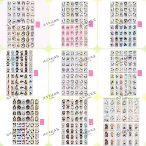 Sanrios HelloKitty Mahjong Game Set Seaside Escape Tiktok 48/64 Blocks All Types 30mm Mahjong Tile B