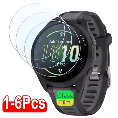 Tempered Glass for Garmin Forerunner 165 165Music 9H Premium Clear HD Screen Protector for Garmin165