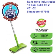 3M Scotch Brite Quick Sweeper Microfiber Mop MF400 Suitable For Wet And Dry Mopping