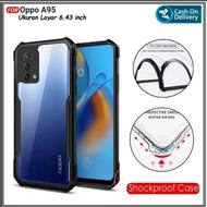 Mondi Store Case Oppo A95 Soft Hard TPU Transparent Casing