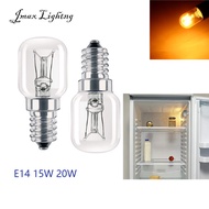 ตู้แช่หลอดไฟโคมไฟเกลือหิมาลายัน E14แสงอุ่นสีขาว Jmax หลอดไฟตู้เย็น T22 220V 15W 20W