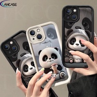 For Realme GT Neo 5 SE GT3 2T Master Edition Q3 Pro Carnival Q3S Narzo 50A 50i Prime Soft Casing Hoodie panda Angel Eyes Straight Edge Design Phone Case