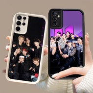 DK-69 Korean music BOYS Silicone Casing black and white for Samsung M15 A54 FE S24 S21 A55 S25 Ultra