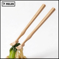 MELEN 1pair Toe-Shaped Chopsticks, 22cm With Straw Foot Shape Chopsticks, Novelty Soles of Feet Ligh