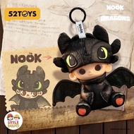 52Toys - Nook Limited Edition - Nook x Toothless ( How To Train Your Dragon) Series Vinyl Plush Pend