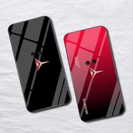 Tempered Glass Case For Lenovo Legion Pro Hard Back Cover Gradient Pattern Phone Cases For Lenovo Le