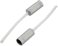 Jagwire BOT051SJ Nosed End Cap, 0.2 inches (4.5 mm), Silver, 50 Pieces