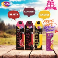 (New Stock) LAMAR 100% Juice Blend 1L Tanpa Gula Tanpa Pengawet Free Gift 200ml Lamar Drink with Eve