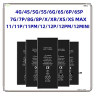 Compatible Battery for iPhone 4 4S 5 5s 6 6s 6SP 7 7P 8 8P 11 11PM 12 12P 12PM 12Mini X XR XS XSMax