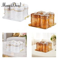 MagiDeal Durable Plastic Food Storage Container with Lid Multifunctional Kitchen Storage Jar for Her