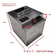 กล่องเปล่าสแตนเลสสำหรับแบตเตอรี่ลิเธียมมอเตอร์ไซด์ไฟฟ้า ขนาด 72V50AH