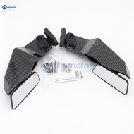 For Honda CBR150R CBR 150R 2010-2023 2022 Motorcycle Accessories Modified Carbon Pattern Wind Winglet Adjustable Rotating with Rearview Mirrors
