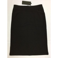 60113 Maggie Koo Plus Size M-5XL Women Stretchable knee length Skirt