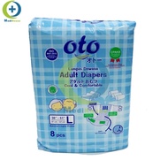 Sensational Diapers Adhesive Oto L Contents 8 Adult Diapers
