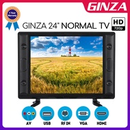 (Free bracket)GINZA 24 inch LED TV flat screen on sale Not Smart TV 24 Inches sale Portable TV Flat Screen On Sale  24 (Screen size 19 inch)