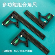 Multifunctional Protractor 90 Right Angle Ruler Woodworking Angle Ruler Level Angle Ruler Electric W