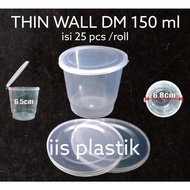 Thinwall / Pudding Cup - DM - 150 ml - 25 sets