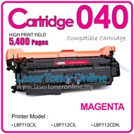Compatible to Cano* Cartridge 040 CRG CART 040 Toner LBP710CX LBP712CDN LBP712CX LBP 712CX LBP712 LB