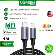 UGREEN USB Type C To Lightning MFi Cable PD Power Delivery Quick Charge Wire Apple iOS iPhone 14 Pro