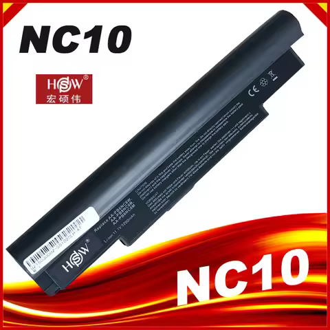 Laptop Battery For SAMSUNG MINI NETBOOK NC10 ND10 NC20 AA-PB6NC6W AA-PB8NC6B AA-PB8NC6M