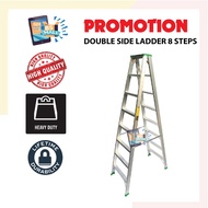 8 Step Double Ladder Aluminium Double Sided Ladder / Tangga 8 Steps