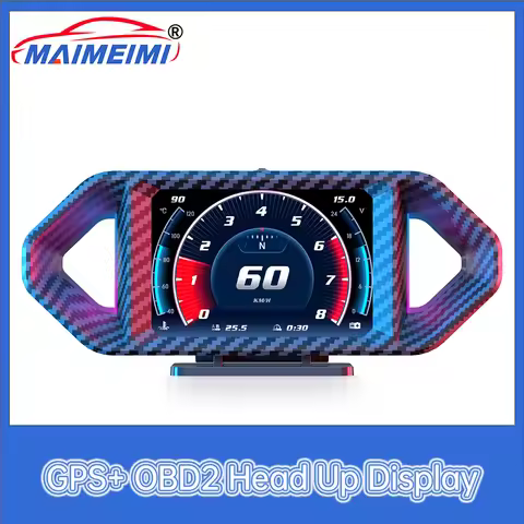 P26 Head Up Display Multi-function Intelligent Display Speedometer Water Temp Fuel Consumption Tacho