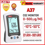 9.9 (UNI-Tเดิม) UNI-T A37 ตัวตรวจจับคาร์บอนไดออกไซด์ดิจิตอลเลเซอร์ตรวจสอบสภาพอากาศทดสอบCO2 การตรวจสอ