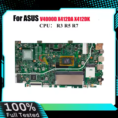X412DK Laptop Motherboard For ASUS VivoBook X412DK V4000d X412DA X412D Notebook Mainboard With R3 R5