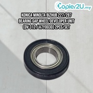 KONICA MINOLTA BIZHUB 227/287 BEARING GAP WHEEL-DEVELOPER UNIT (DV-312 / A7Y003D) 2PCS/SET