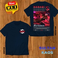 SULTAN KAOS DEWASA DAN ANAK MOBILE LEGEND HANABI VIPER BAJU ML HANABI MARKSMAN TSHIRT MLBB BISA REQU