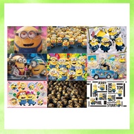 EPOCH 100 Large Piece Jigsaw Puzzle Minions Mega Minion (26 x 38cm) 26-503 with glue and spatula wit