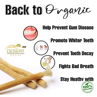 Natural Herbal Toothbrush Vacuum Sealed Sewak Siwak Meswak Arak Peelu Miswak