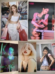 Gidle親筆簽名官方poster，上圖一張$100，海報默認有微瑕