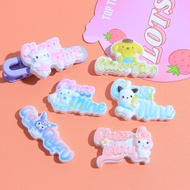 10PCS Sanrio Words Board New Resin Charms