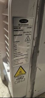 Carrier 開利 CHK09BE 1.0匹 R32 定頻淨冷 窗口式冷氣機