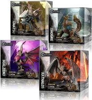 全新 日版 4個Set Box 雄火龍 冰原雷神 Mel Zena Amatsumagatsuchi FIGURE BUILDER CUBE MONSTER HUNTER 約H106×W111×D10