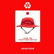 AQUATIQUE - BUCKET - ECONYL FIRE - หมวกดำน้ำ หมวกเล่นน้ำ หมวกเซิร์ฟ เดินป่า แคมป์ปิ้ง กันแดด กันยูวี